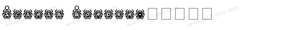 Scarab Border字体转换